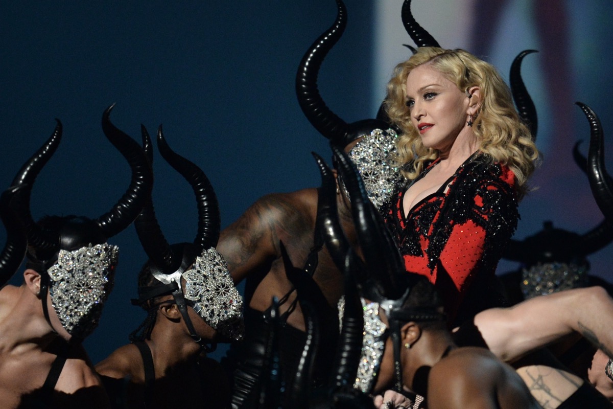 There is nothing demonic in Madonna's Living For Love Performances